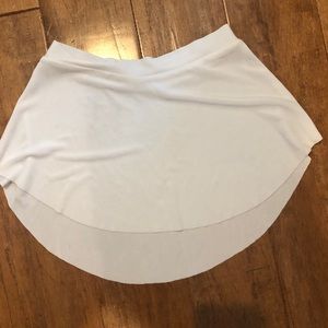 White Bullet Pointe Skirt size XS